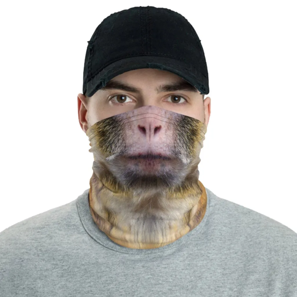 Бесшовные 3d банданы для мужчин и женщин шарфы на шею с забавным принтом езды