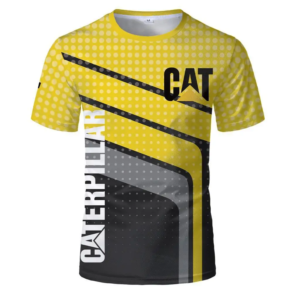 

New Men's Car Logo 3D Digital Printing Sports Breathable Pullover T-Shirt Short Sleeve Casual Fashion Harajuku Brand Explosive T