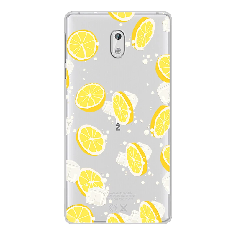 Ciciber Фрукты Банан лимон для Nokia 8 1 7 6 5 3 2 Plus 9 PureView чехлы телефонов X7 X6 X5 X3 TPU|Бамперы| |