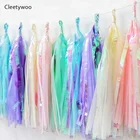 Единорог вечерние деко радужные с витым орнаментом из венков разноцветная бумага баннер висит Baby Shower свадебный фон День Рождения вечерние украшения