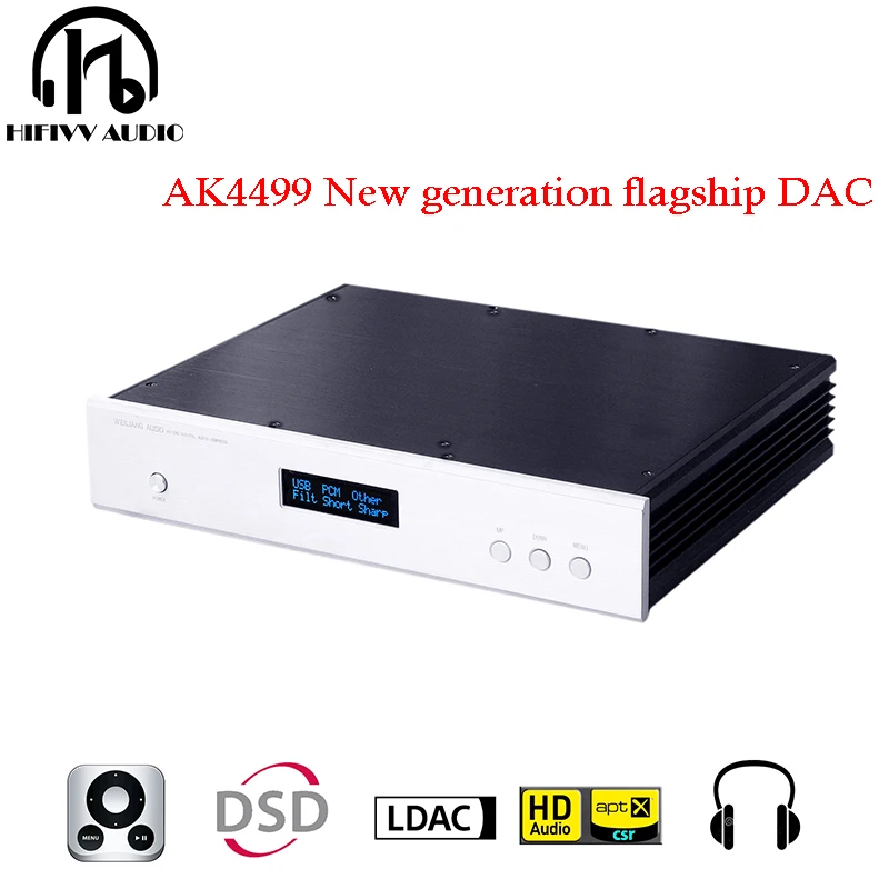 HiFi AK4499EQ Bluetooth совместимый 5 0 усилитель DAC поколения флагманский APTX LDAC декодер с