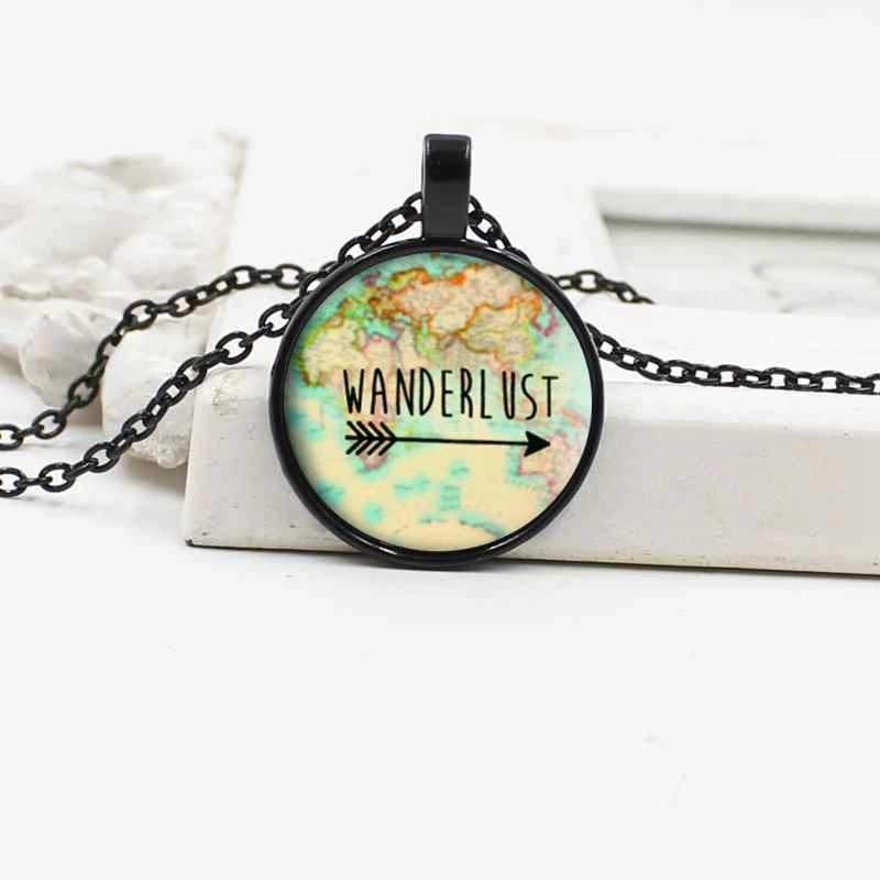 Импортные товары Горячая продажа Ретро Карта путешествия земля Подвеска из