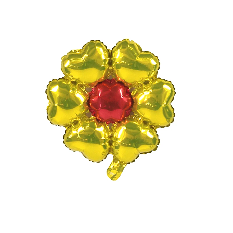 Babyshower в форме подсолнечника Алюминиевая Фольга Воздушный Шар из фольги День