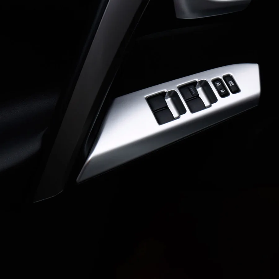 

Стайлинг, хромированные аксессуары для Toyota RAV4 2015 2016 2017 2018, панель окон дверей, блестки