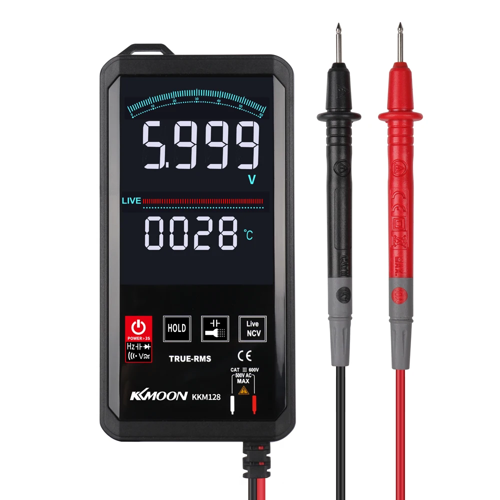 Ультратонкий мультиметр KKmoon KKM128 4 7 дюйма сенсорный цветной экран измеритель