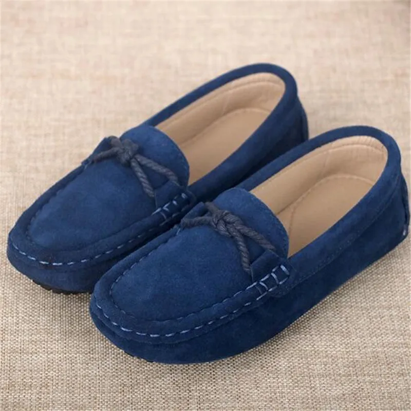 Новые детские модельные туфли из натуральной кожи обувь для мальчиков Лоферы