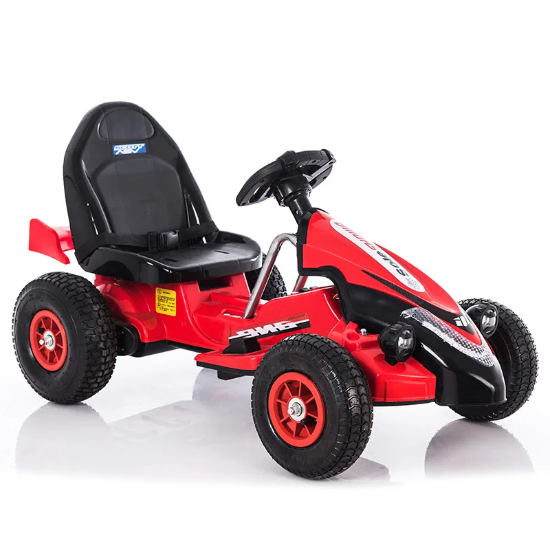 

Children's Electric Car Dual-drive Four-wheel Inflatable Rubber Tire Drive Kart Remote Control Electric Car for Kids Ride on