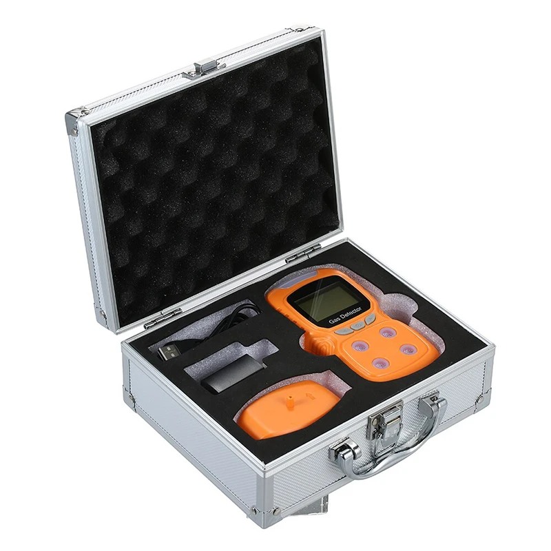 Газовый Детектор 4 в 1 высокоточный портативный тестер газа CO/H2S/O2/EX компактного