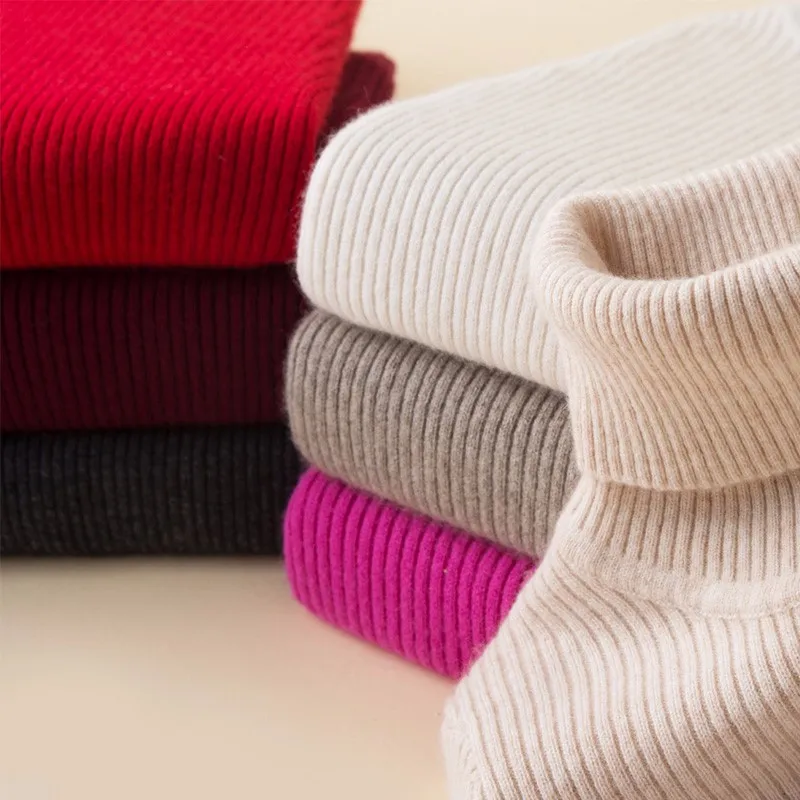 

Cashmere Sweater Women Turtleneck Pullover Ladies Sweaters Shirt Hot Sale Wool knitted Sweater Female Warm Tops Sale Clothing