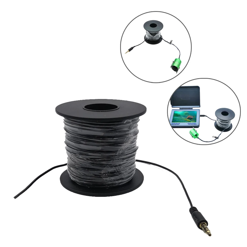 

Кабель для подводной камеры, 30 м, 3,5 фунтов, кабель для передачи данных HD SD, с разъемом для наушников, мм, рыболовные снасти