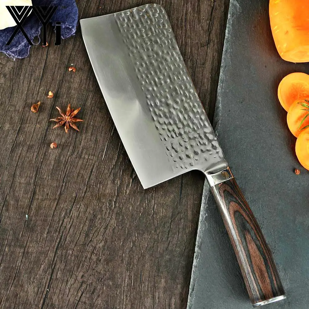 XYj 7 дюймовый шеф нож китайский для обвалочного нарезки резки мясника молоток