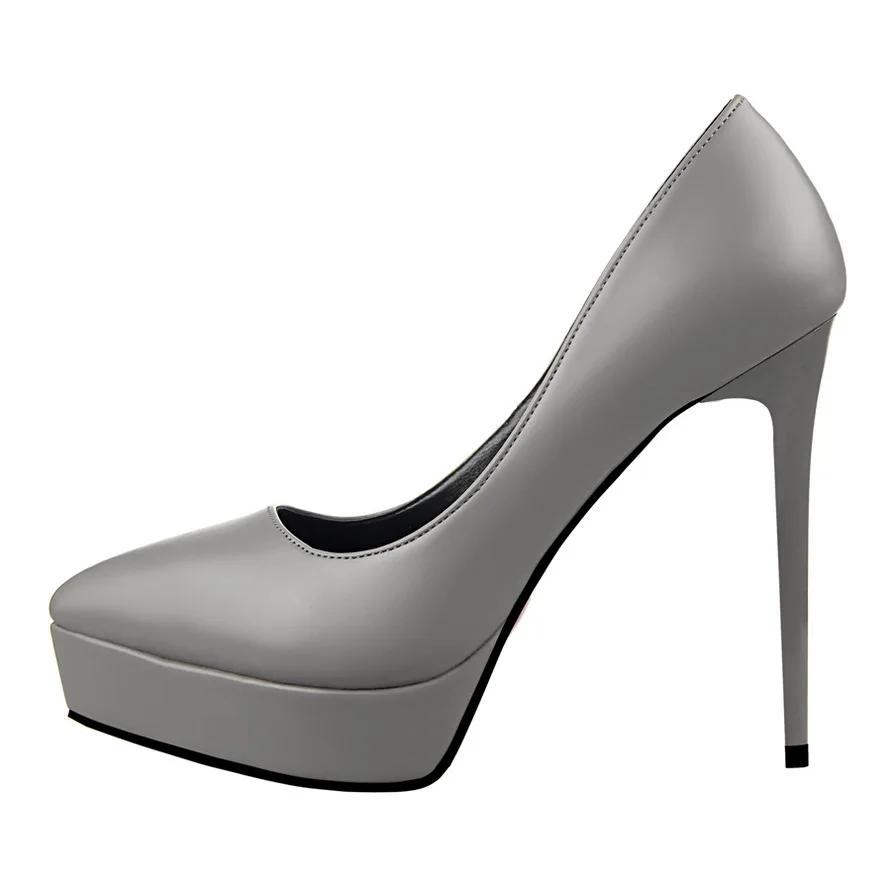 

2018 New High-Heeled Shoes Women Pumps Sexy Wedding Shoes Brand Design Platform Shoes Red High Heels Womens Shoes DS-B0047