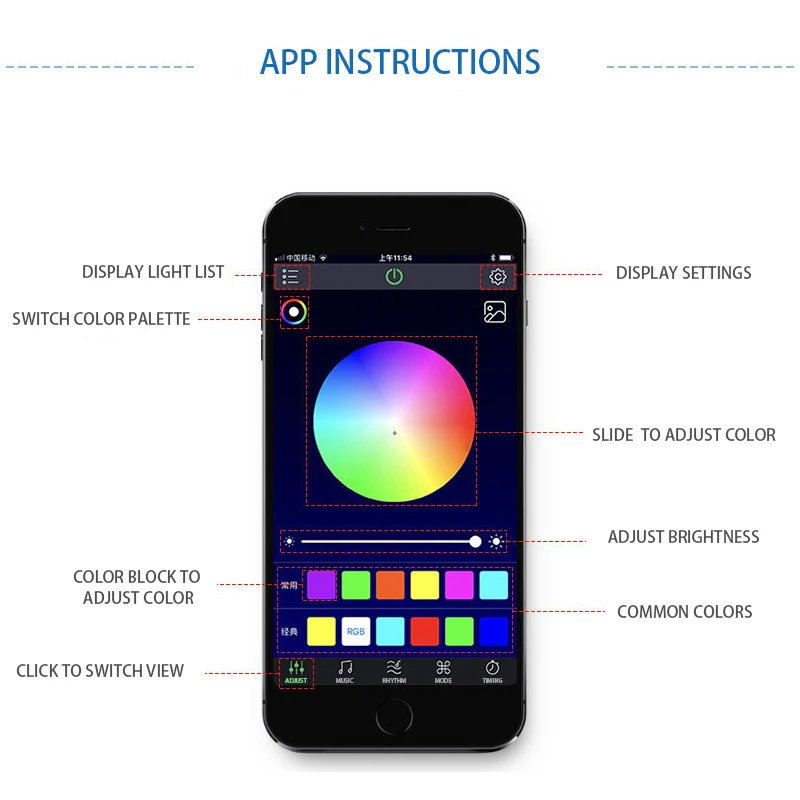 Светодиодный ная автомобильная лампа с пультом декоративный светильник для