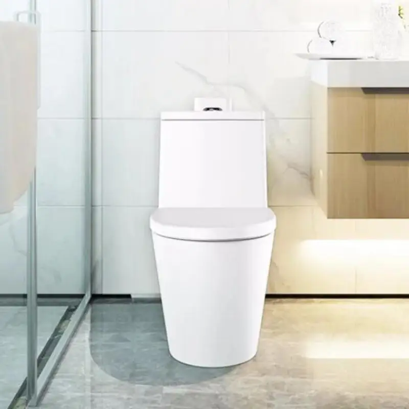 Touchless Infrared Induction Automatic Flushing Toilet Push Button Smart Sensor Closestool Presser Cleaning Bathroom Accessories |