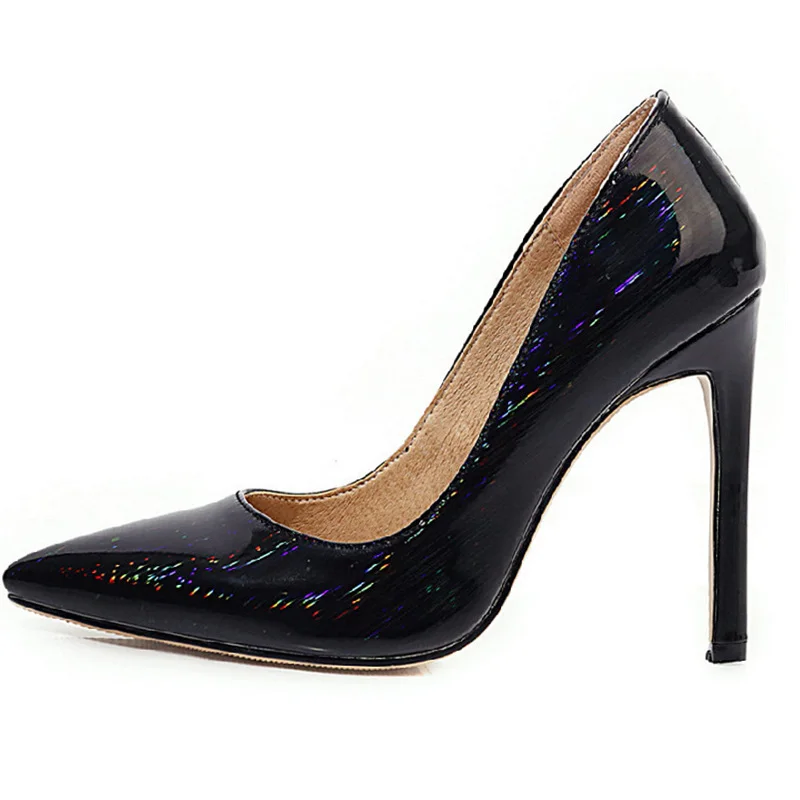 Женская пикантная обувь на каблуке Элегантные классические туфли лодочки с