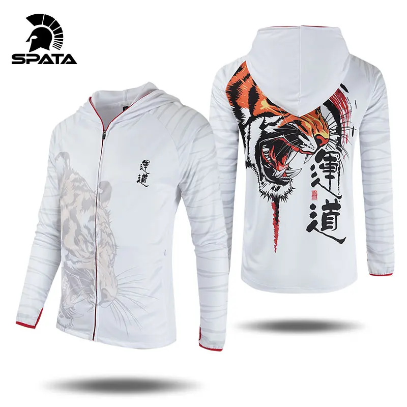 2021 SPATA одежда для рыбалки быстросохнущая Защита от УФ лучей с длинным рукавом