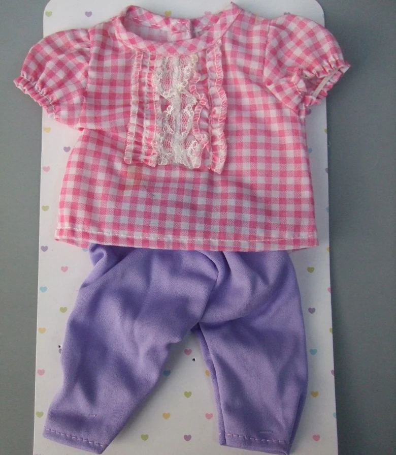 E 14 дюймов 35 см Reborn Baby Doll Одежда Платье Набор для baby doll костюм наряд - Цвет: E
