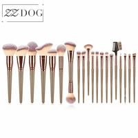 zzdog 1pcs professional makeup brushes fluffy soft powder eye shadow eyelash blush highlight blending cosmetics beauty tools hot
