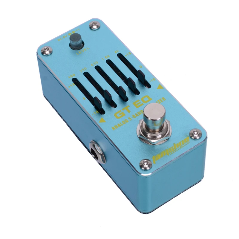 New AROMA AEG-3 GT EQ 5-Band Guitar Equalizer Mini Analogue Effect True Bypass+Free Connector | Спорт и развлечения