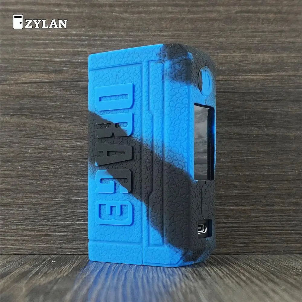 Новинка 100% прочный силиконовый резиновый чехол для Voopoo Drag 3 Drag3 Black Rainbow - купить по