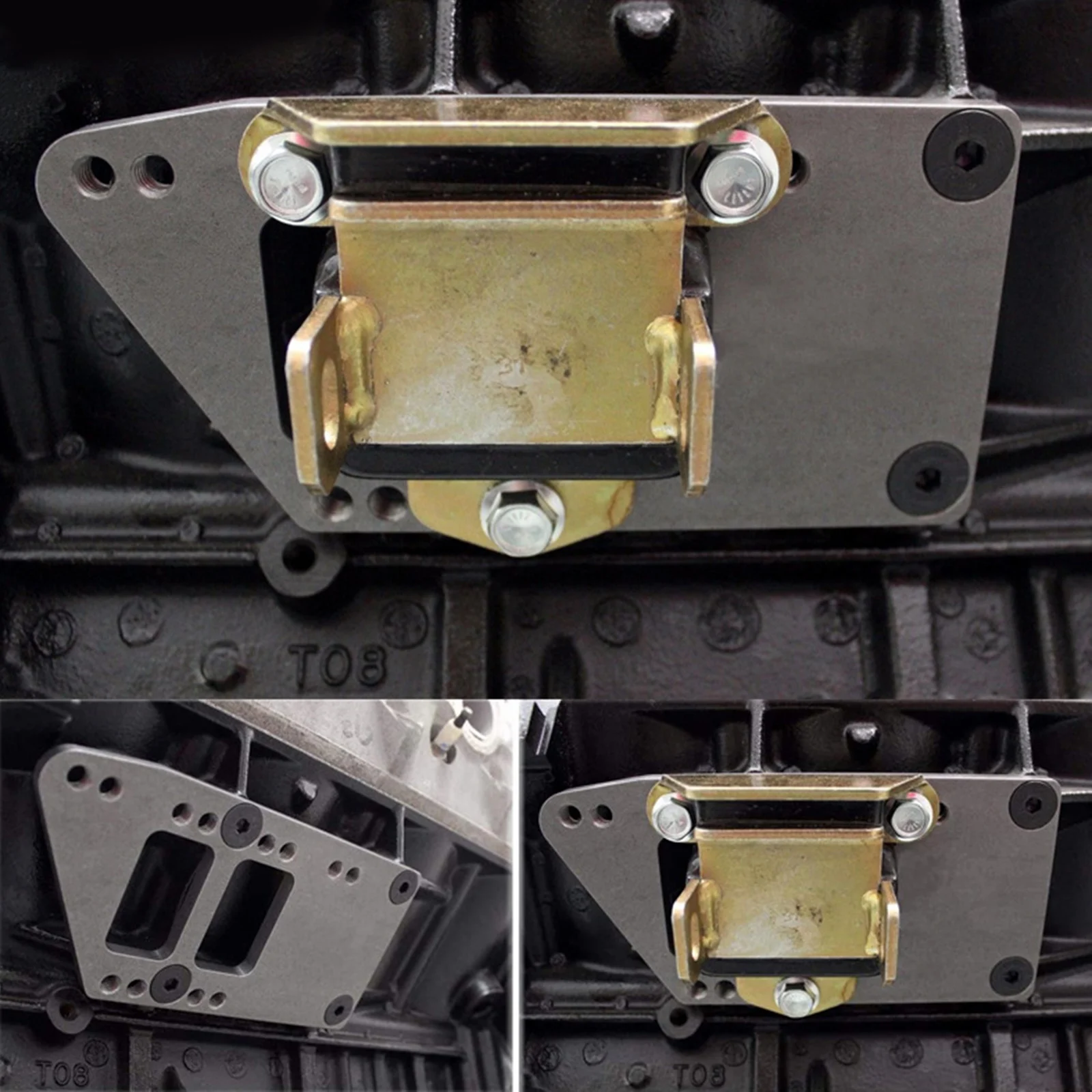 

Крепления двигателя LS из прочной стали, 1 комплект, 4 позиции, для Chevy LS1, LS2, LS3, SBC