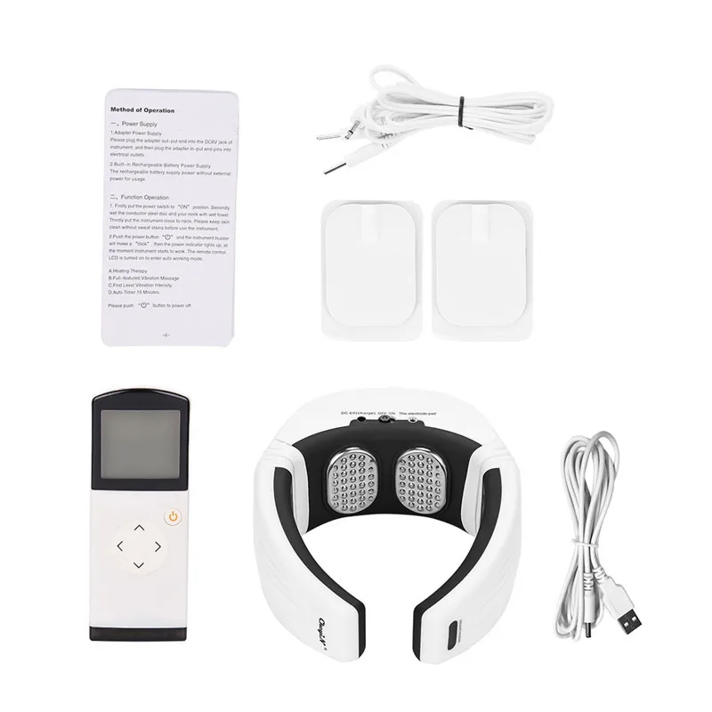 Беспроводной прибор для терапии шеи перезаряжаемый многофункциональный
