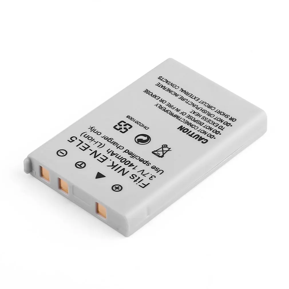 3 7 V 1400 мА/ч EN EL5 Перезаряжаемые Li Ion Камера Батарея + Зарядное устройство &