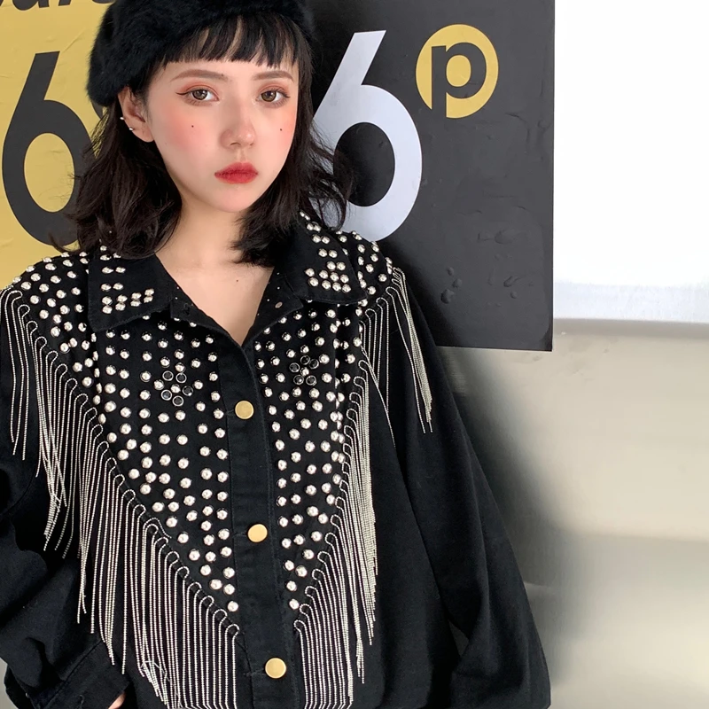 Женская уличная джинсовая куртка Chaquetas осенняя одежда 2019 женская короткая с