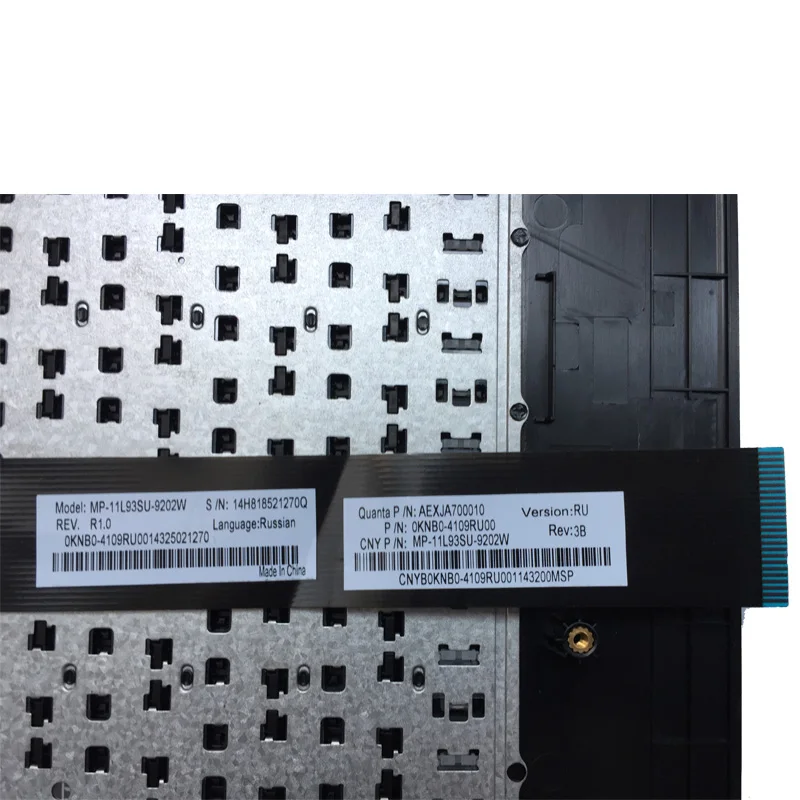 Новая русская клавиатура для ноутбука Asus X450 X450C X450CA X450CC X450CP X450L X450LA черная с упором