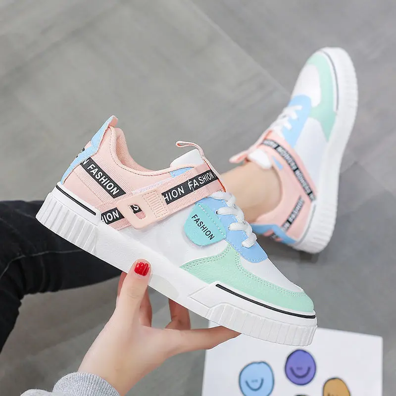 

Little white shoes female student Korean version autumn and winter new versatile leisure sports board shoes ins tide shoes