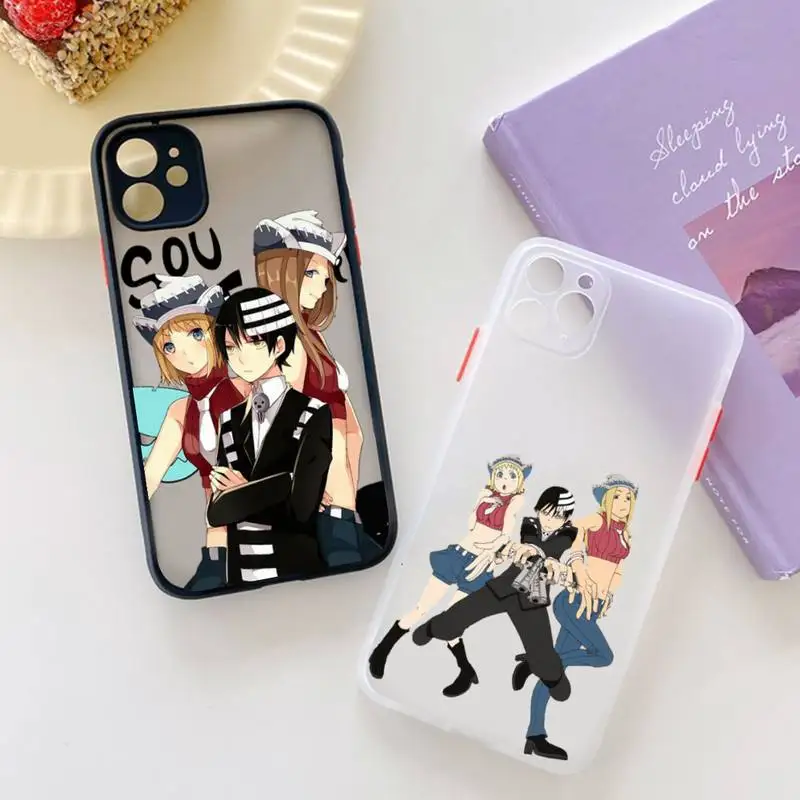 

Anime Soul Eater Phone Case for iPhone 11 12 13 mini pro XS MAX 8 7 6 6S Plus X 5S SE 2020 XR case