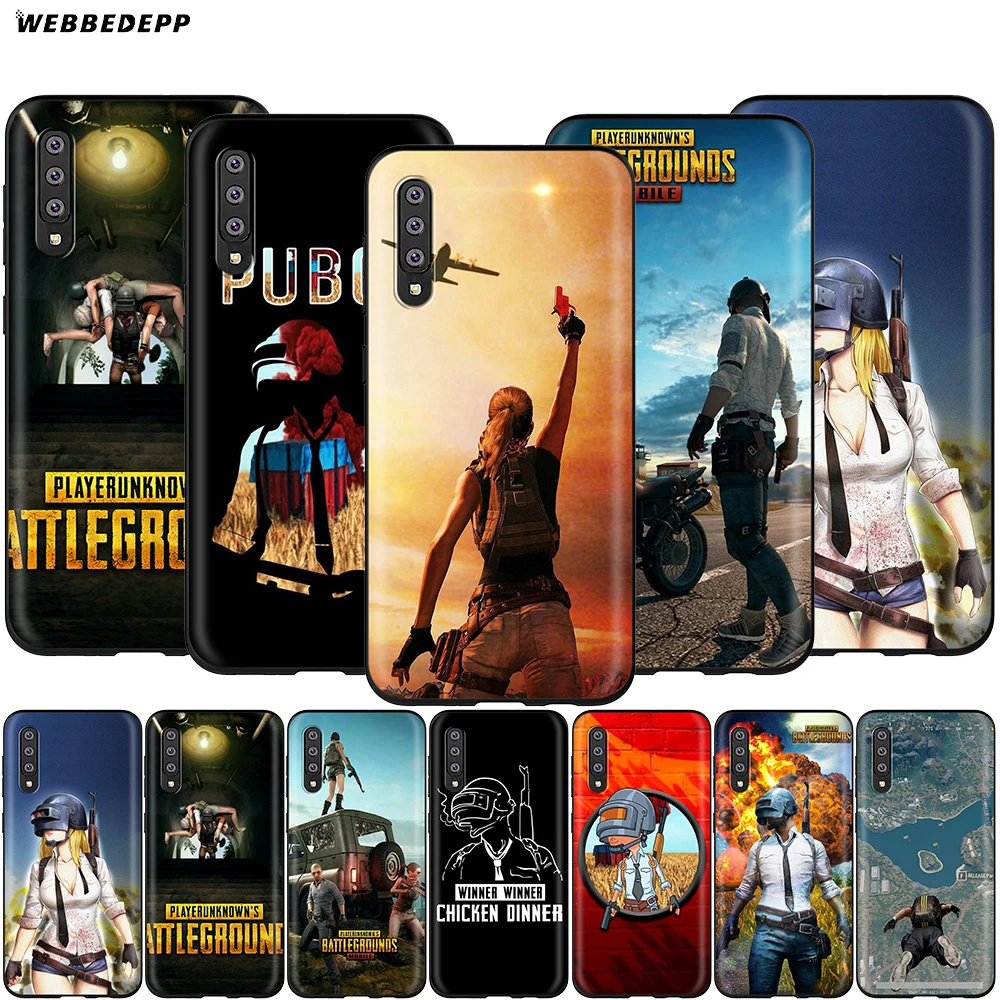 Webbedepp Battlegrounds PUBG чехол для Samsung Galaxy S7 S8 S9 S10 Plus Edge Note 10 8 9 A10 A20 A30 A40 A50 A60 A70|Бамперы| |
