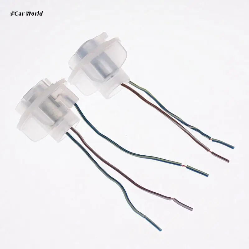 6XDB Bulb Holder Adapters Cable LED Lamp Wiring Harness Connector Socket Wedge Base Light Turn Signal Plug for Car 1156 1157