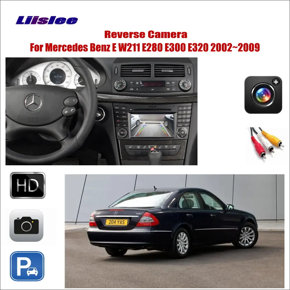 Для Mercedes Benz E Class W211 E280 E300 E320 задний вид автомобиля камера совместима с