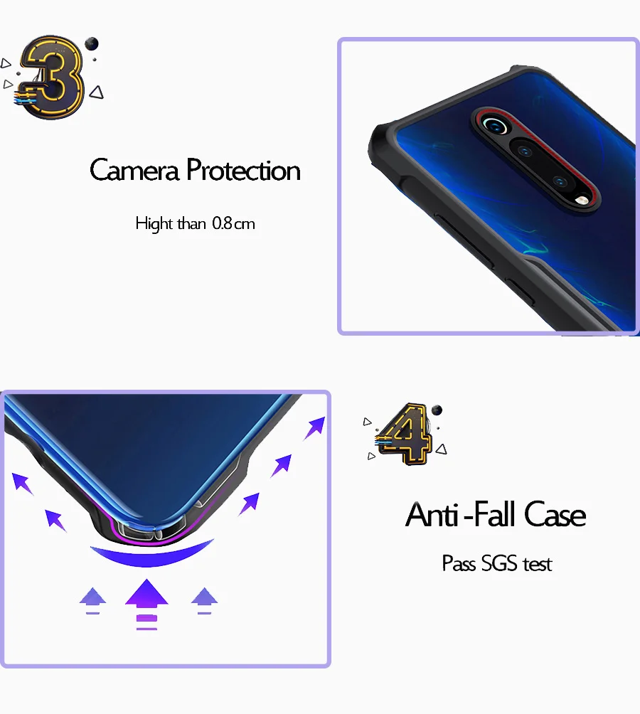 Противоударный чехол для телефона Red mi Note 7 Note 8 Note8 Pro, защитный чехол со стеклом для Xiaomi mi 9 T/mi A3/Red mi K20/mi 9T Pro