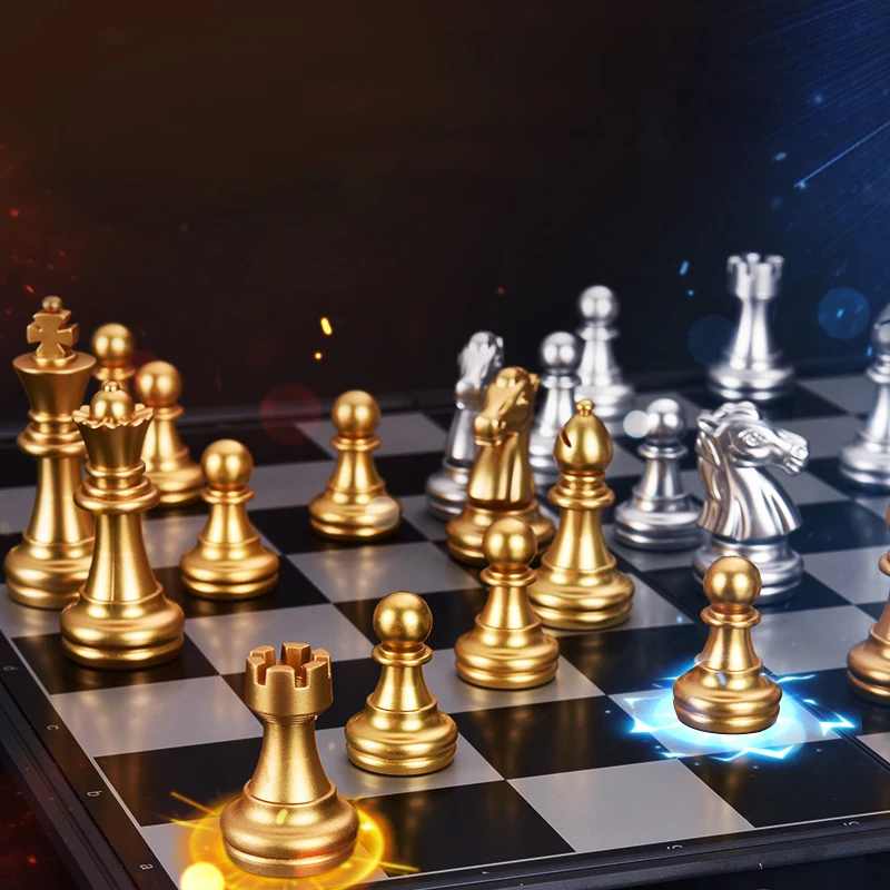 Chess Silver Gold Magnetic