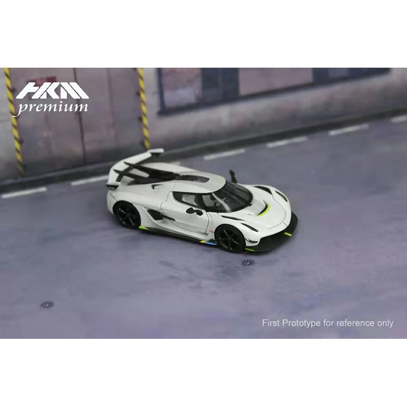 Предпродажа в декабре HKM Premium1/64 Koenigsegg Jesko белая литая модель автомобиля | Игрушки и
