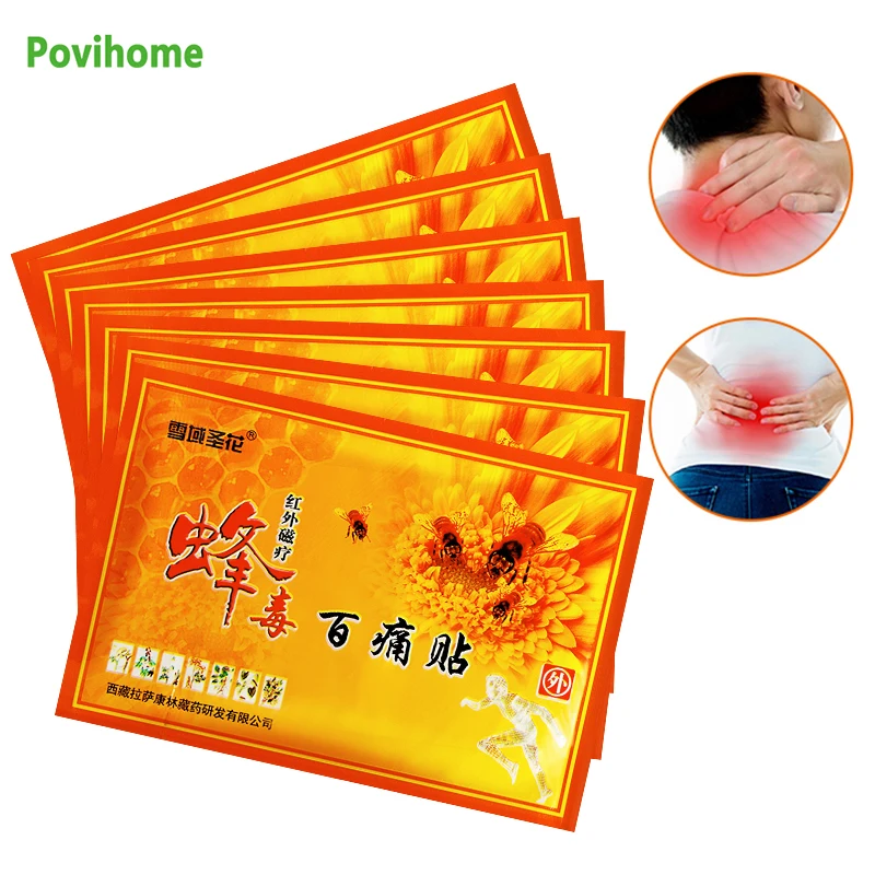 

10 пакетов, обезболивающие пластыри с пчелиным ядом