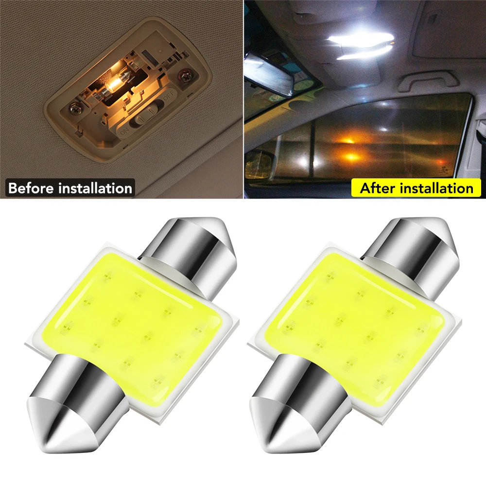 2x C5W C10W 31 мм автомобиля Светодиодный лампочки Canbus для Chevrolet Cruze Aveo Lacetti Captiva Крус
