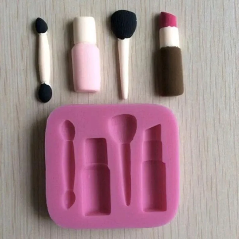 Силиконовая форма для макияжа помады торта 3D мыла шоколада декоративная выпечки