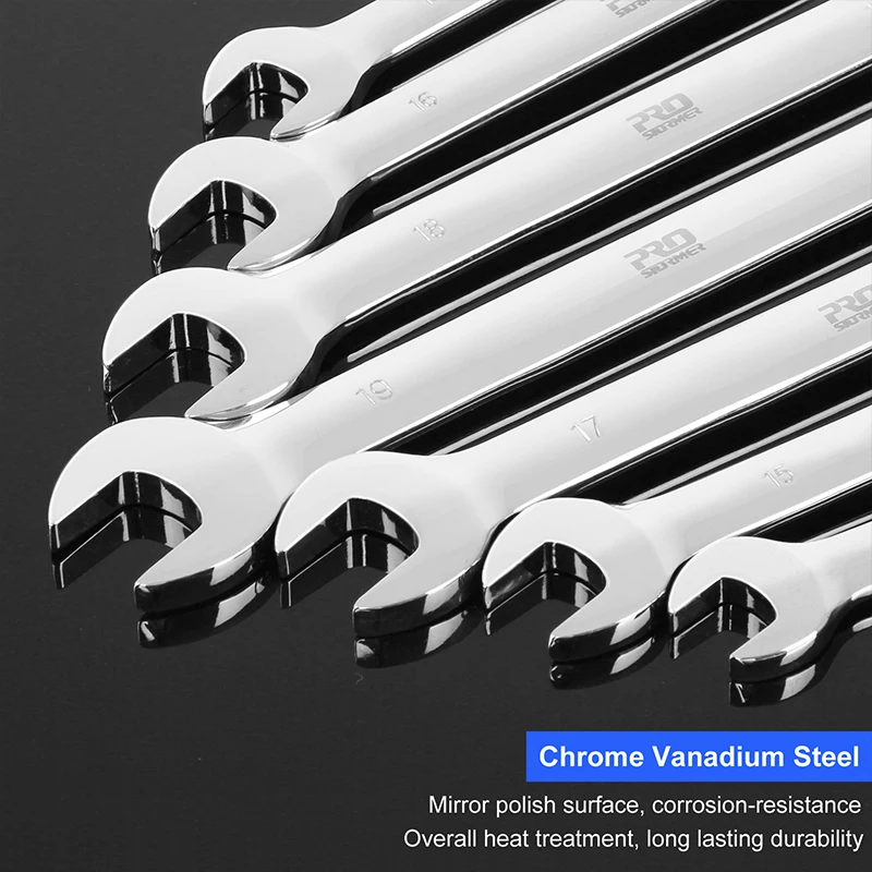 Многофункциональный инструмент 14 шт. набор Трещоточный ключ 6-19 мм