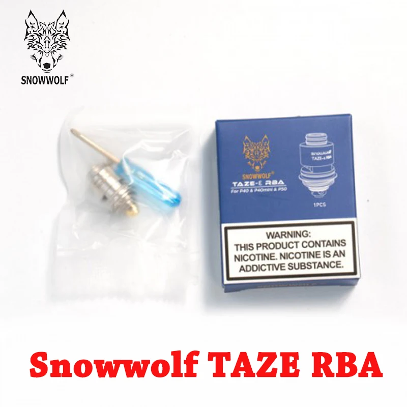 Snowwolf Taze РБА 4 5 мл Ёмкость с 0.3ohm сетка бак катушки подходит для 40 Вт Pod Kit