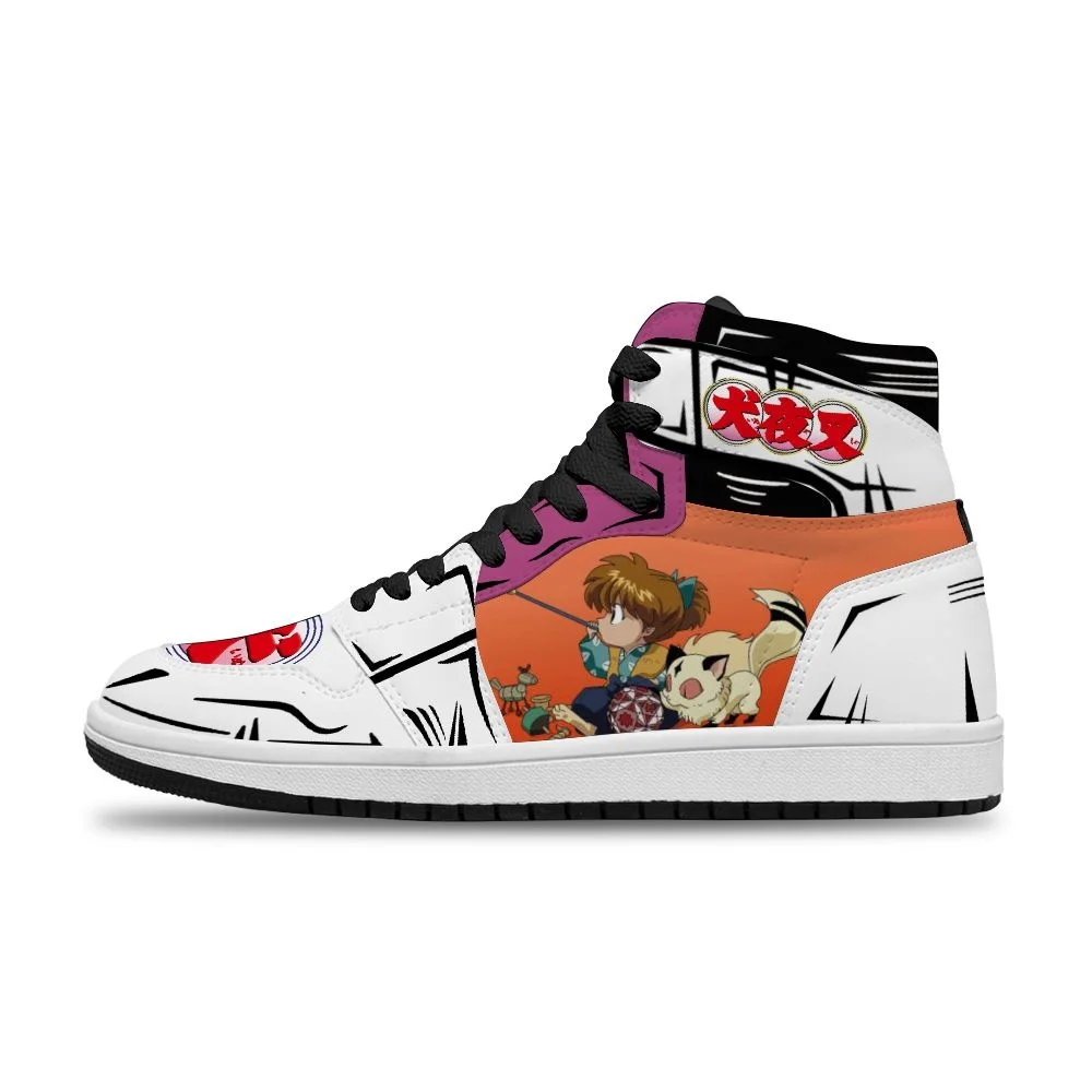 

Hot Japanese Anime Cartoon Inuyasha Diy Printed Running Non-Slip Casual Shoes For Men's Unisex Fashion Shoe