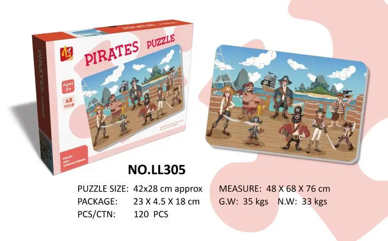 

HobbyLane Cartoon Pattern Puzzle Kids Educational Recognition Toy Gift