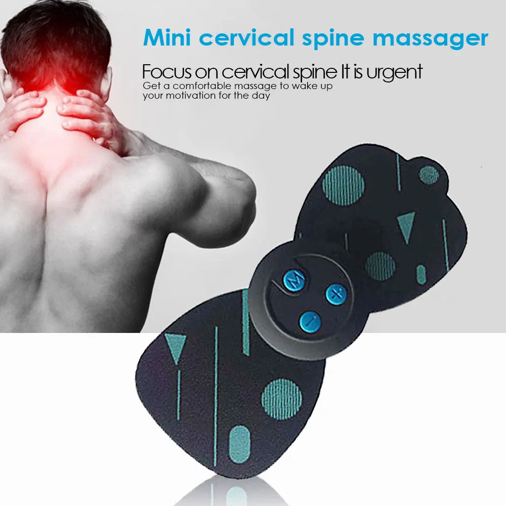Массажер для шеи портативный электронный массажный стимулятор плечи талия руки