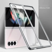 Original Case For Samsung Galaxy Z Fold 3 W22 Case Ultra-thin Plating Hard PC Anti-knock Cover For Samsung Fold3 5G Phone Shell