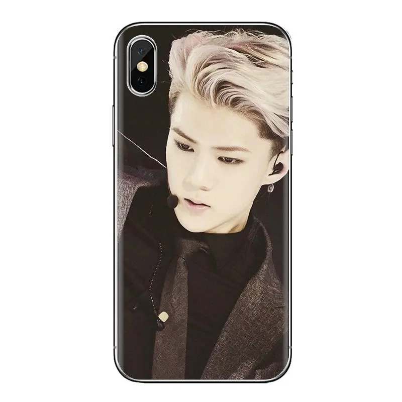 Xiumin EXO южнокорейская лента логотип мягкий прозрачный кожаный чехол для Samsung Galaxy A3
