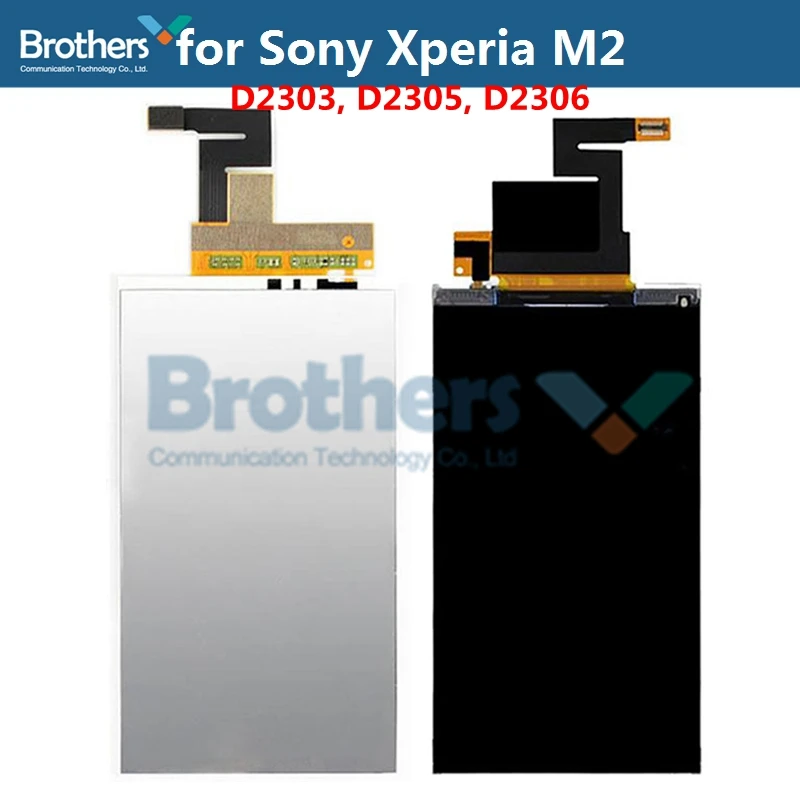 Экран для Sony Xperia M2, ЖК-дисплей, ЖК-экран для Sony D2303 D2305 D2306, только оригинальный, запасная часть для ремонта телефона, тест на замену