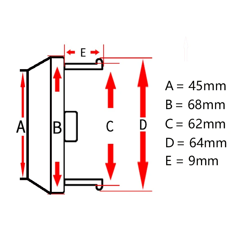 4 шт. хромированные черные пластиковые 68 мм (62 мм) логотип 45 автомобильные