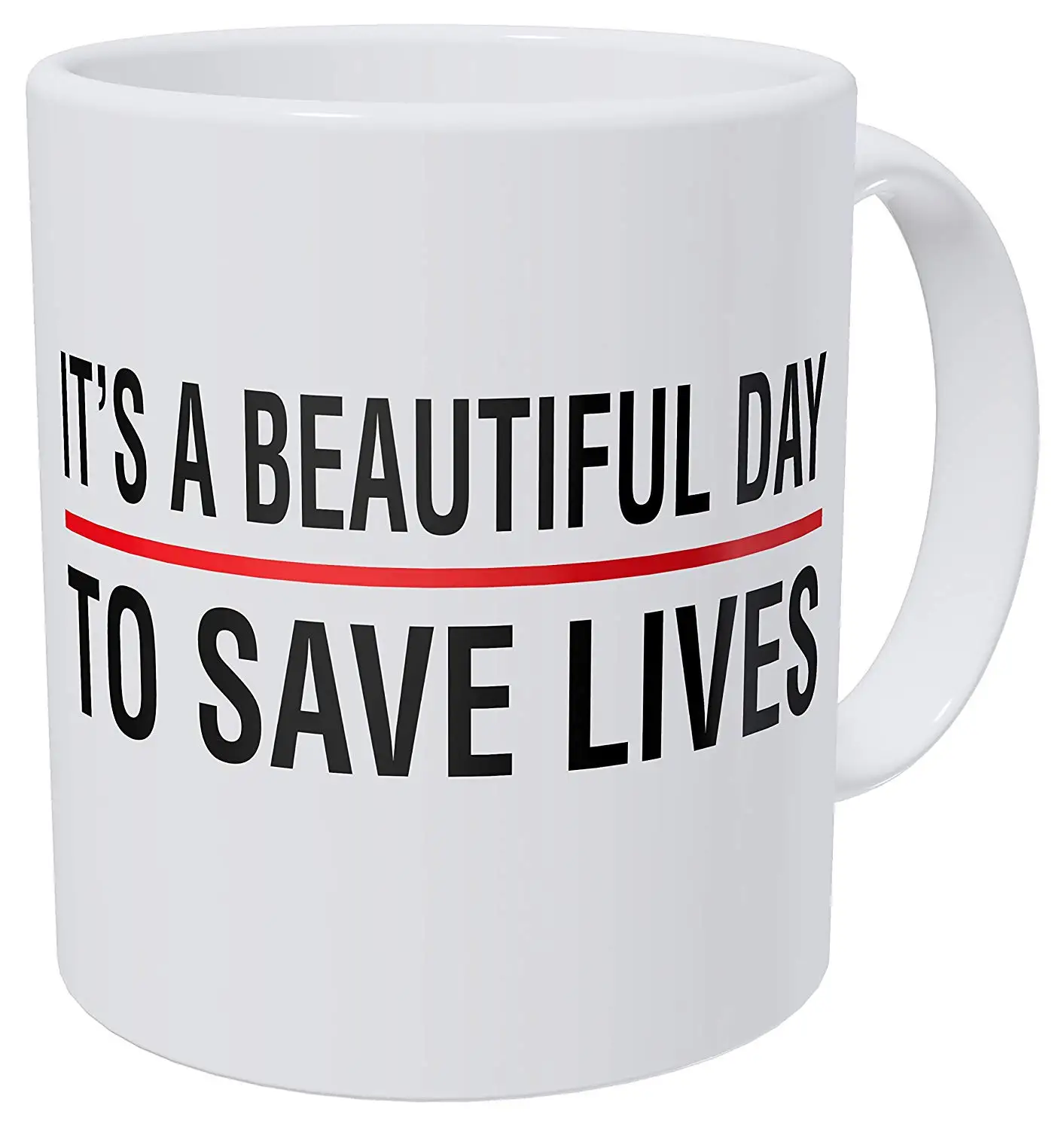 Красивый день чтобы спасить жизни врача 11 унций керамические кофейные